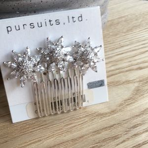 Bridal wedding special occasion crystal hair comb